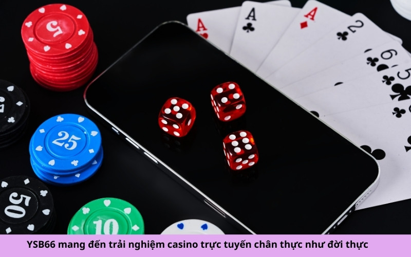 YSB66 mang đến trải nghiệm casino trực tuyến chân thực như đời thực